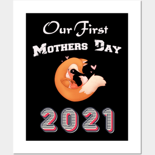 our first mothers day 2021 - animal fox Posters and Art